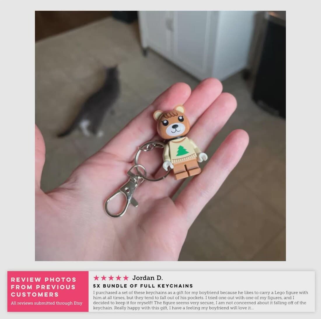 Minifigure Display Keychain — photo 4