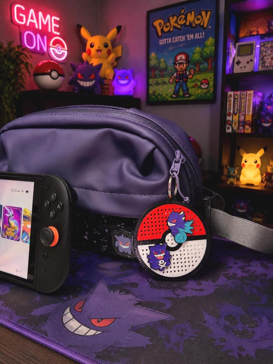 Poké Ball Pin Display Keychain