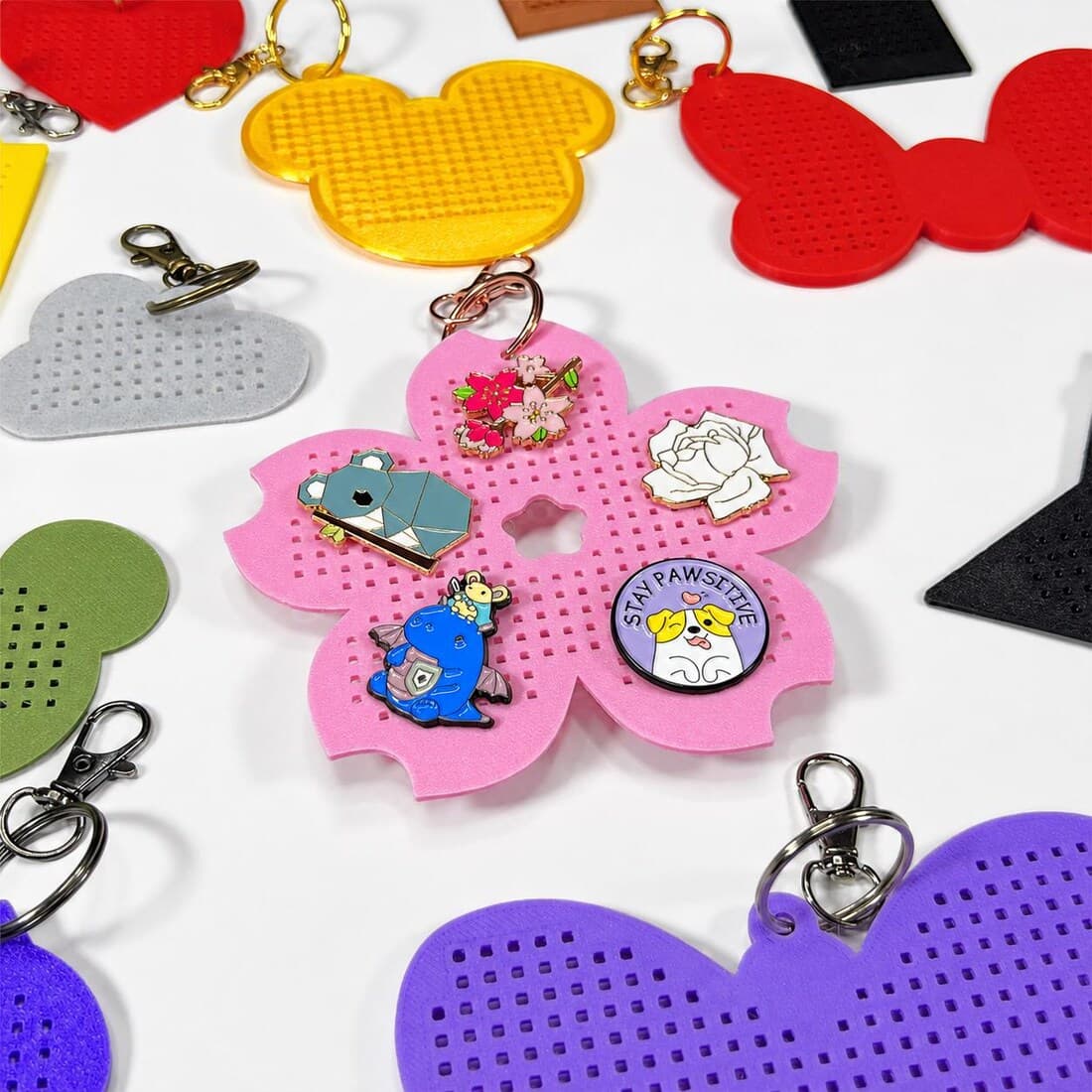 Custom Pin Display Keychain