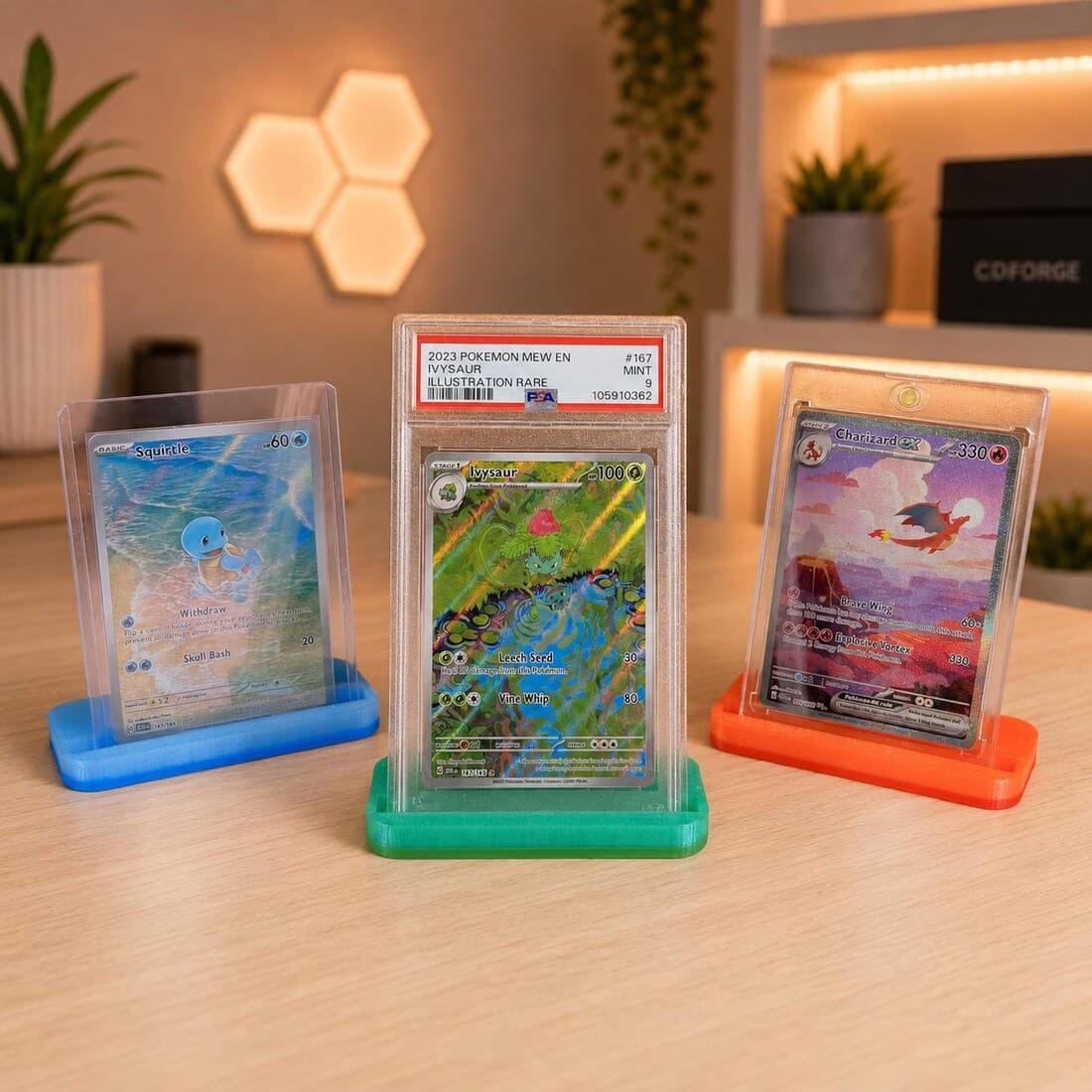 Custom Trading Card Stand