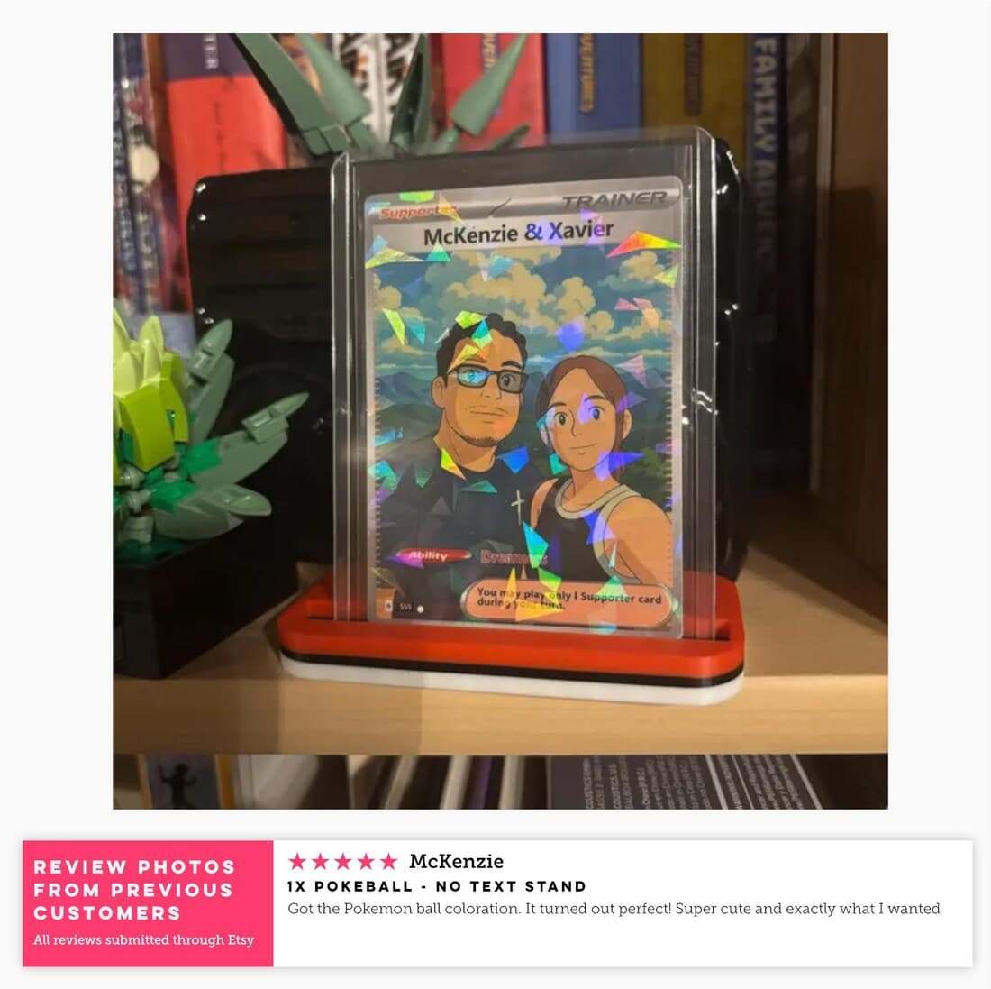Custom Trading Card Stand — photo 5