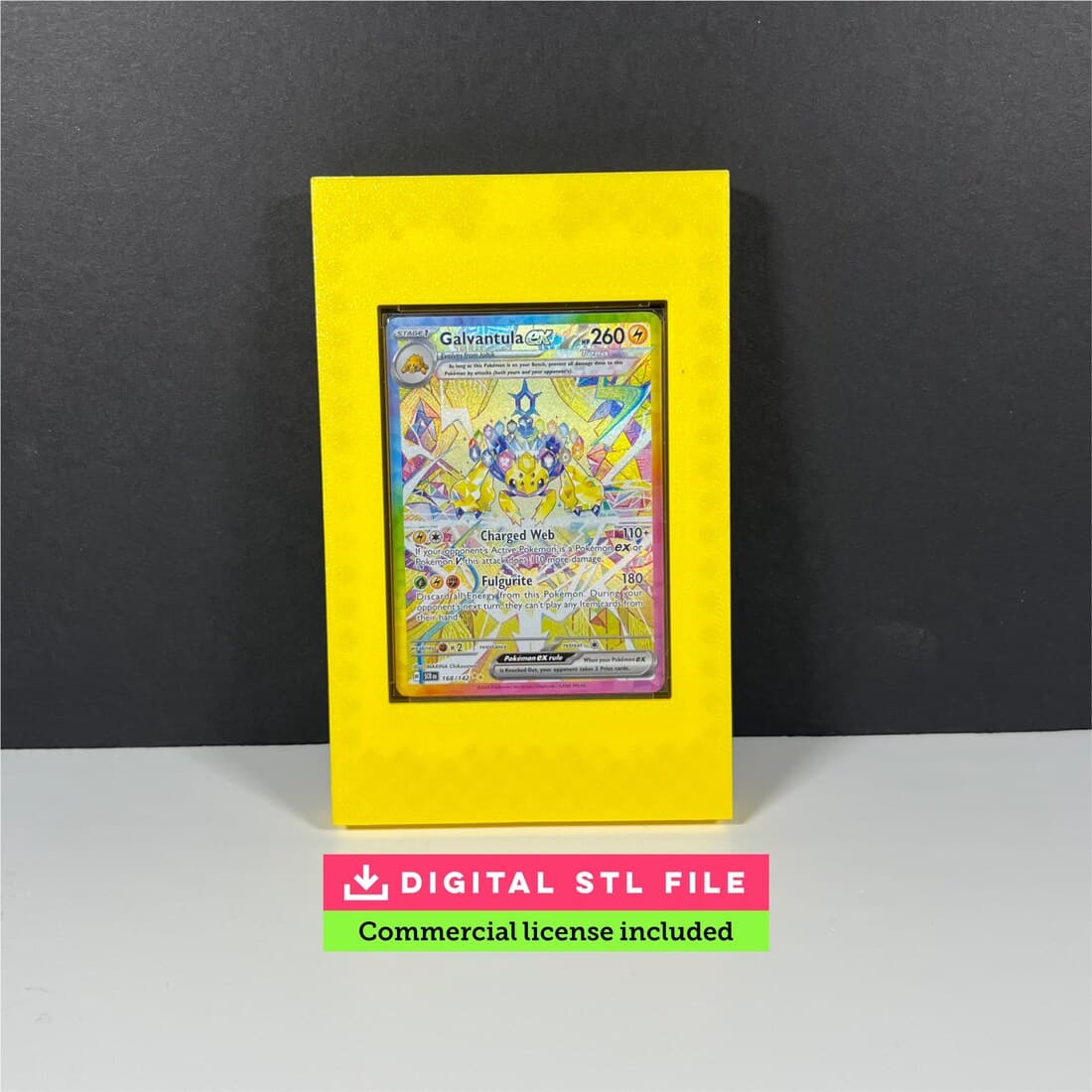 35pt Magnetic Card Frame STL (Personal Use License) — commercial license