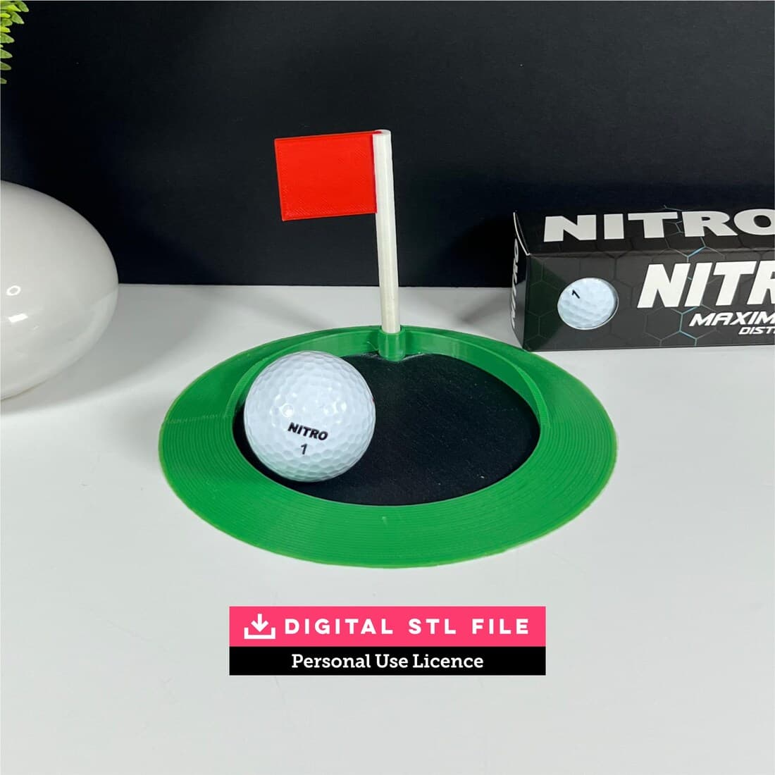 Golf Hole STL (Personal Use License)