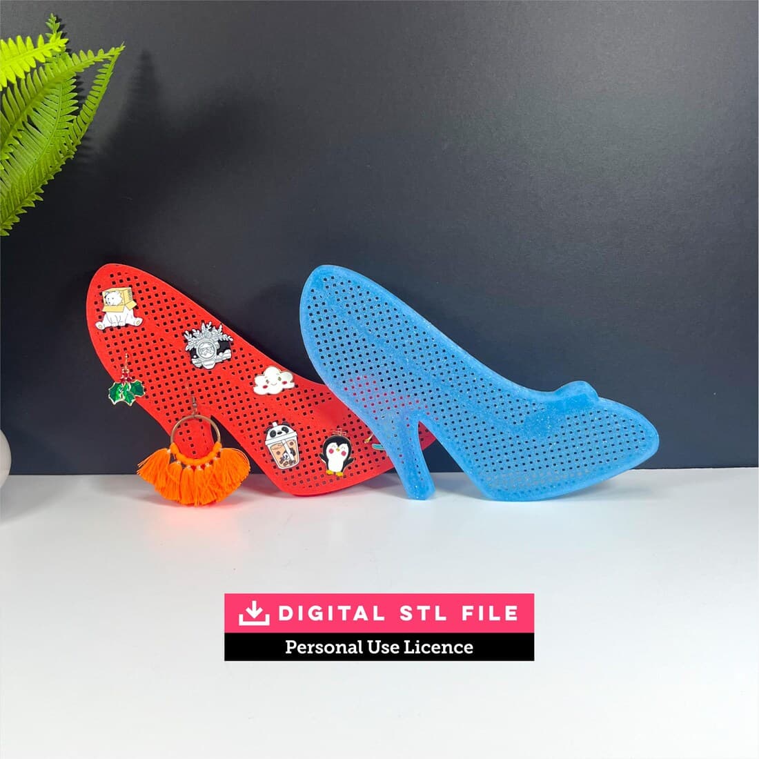 High Heel Pin Display STL (Personal Use License)