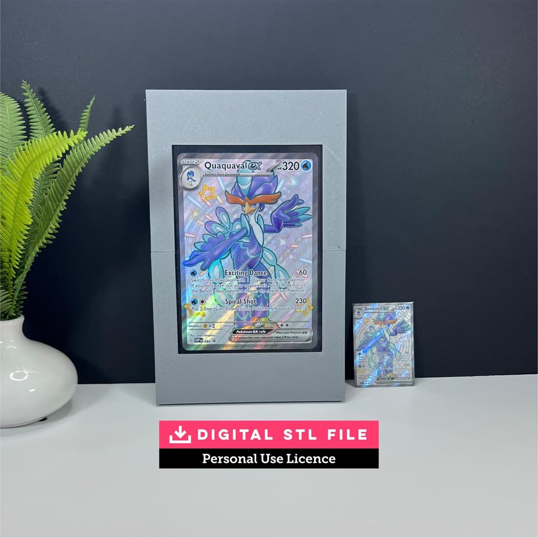 Jumbo Card Frame STL (Personal Use License)