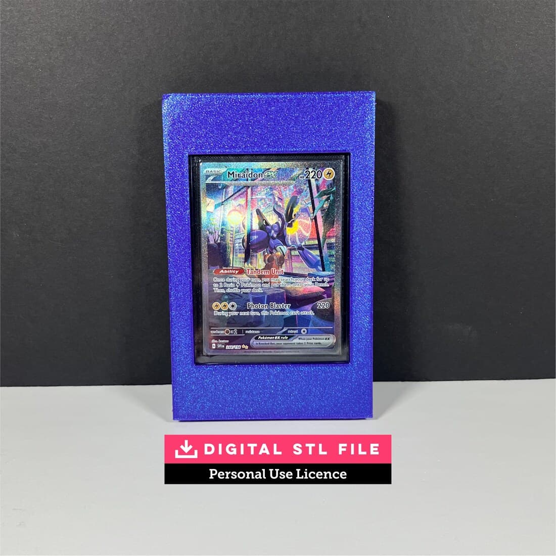 Top Loader Card Frame STL (Personal Use License)